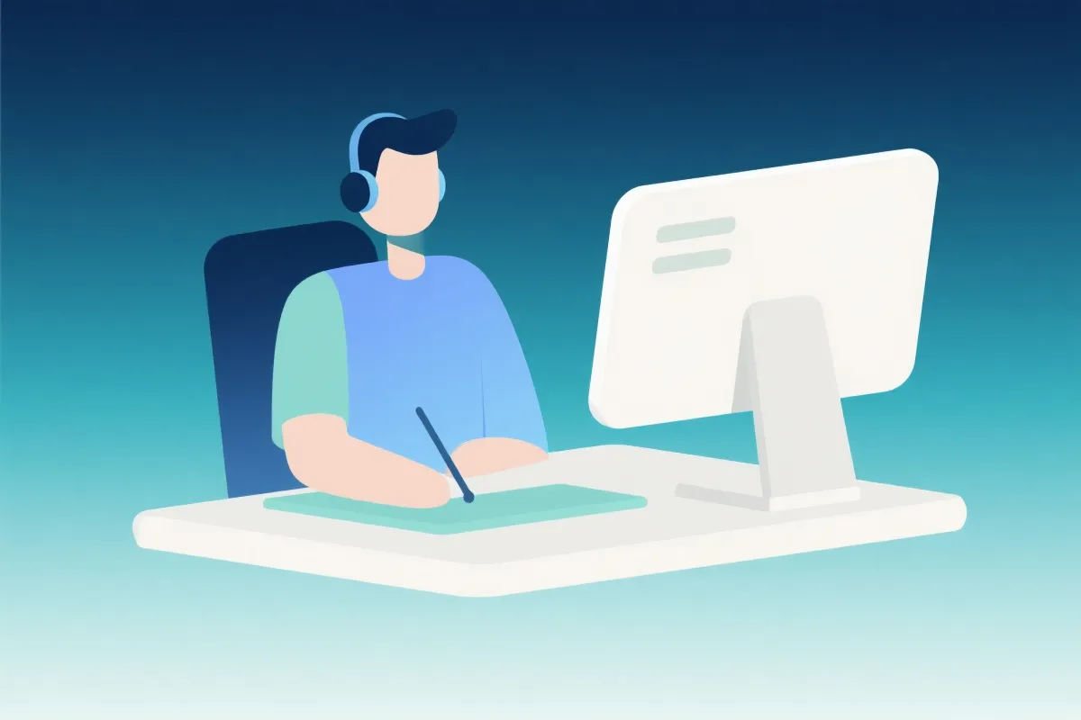 客服与技术支持示意图